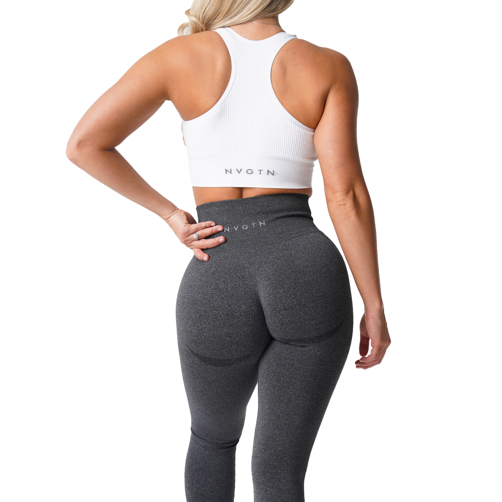 NVGTN Speckled Liền Mạch Lycra Spandex Quần Legging Nữ Mềm Mại Tập Luyện Quần Trang Phục Tập Thể Dục Quần Tập Yoga Cao Cấp Mặc Tập Gym Color: ZM6206C03 Size: XL