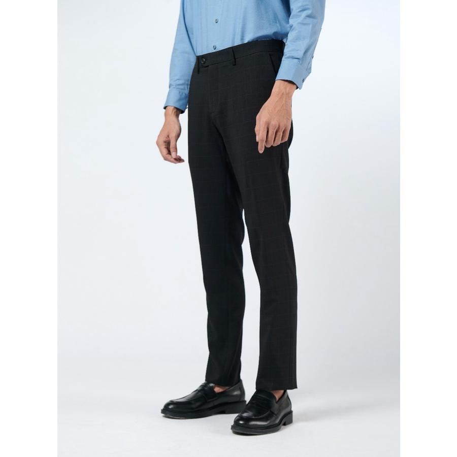 OWEN - Quần âu nam công sở dáng SLIMFIT mã QS23497 Màu đen trơn
