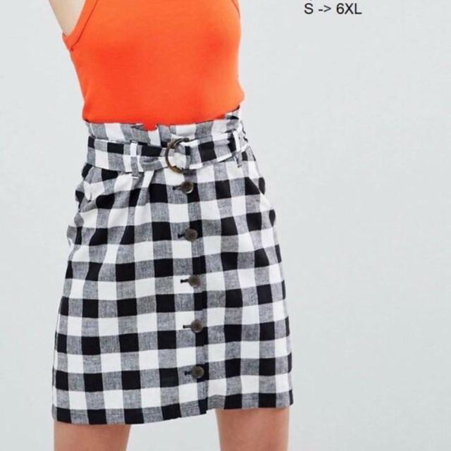 SKIRT127 CHÂN VÁY NGẮN CARO