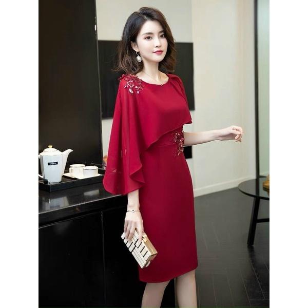 ĐẦM BODY THÊU CỔ CÁCH ĐIỆU CAO CẤP