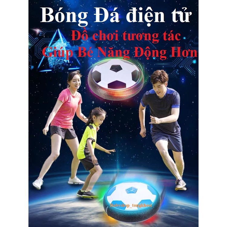 Đồ chơi bóng (banh) đá điện tử ,quả  bóng vận động  trong nhà (tặng pin)