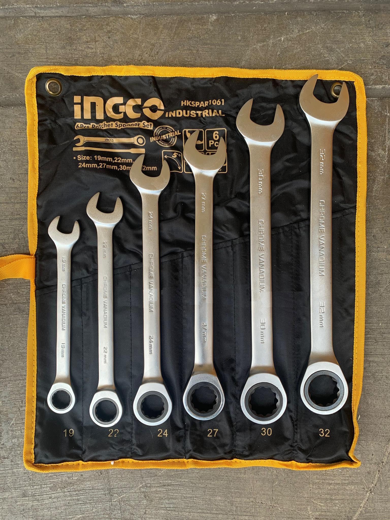 BỘ 6 CỜ LÊ MIỆNG VÒNG HAI CHIỀU INGCO HKSPAR1061 - HÀNG CHÍNH HÃNG