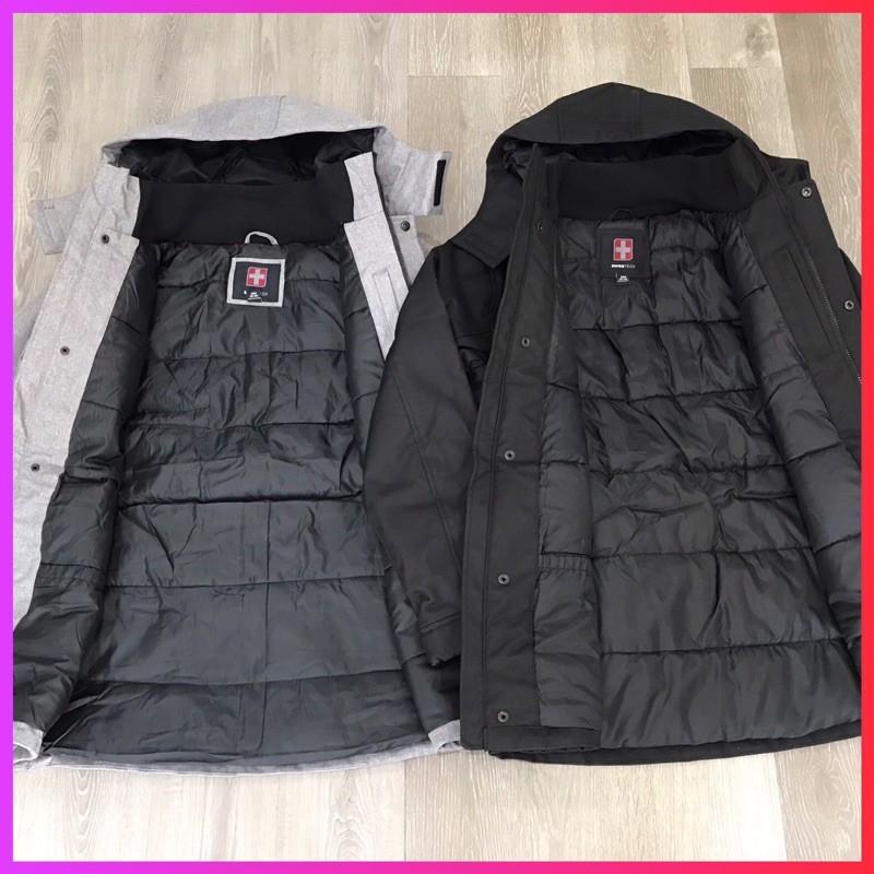 Áo khoác parka nam Swisstech dư xịn