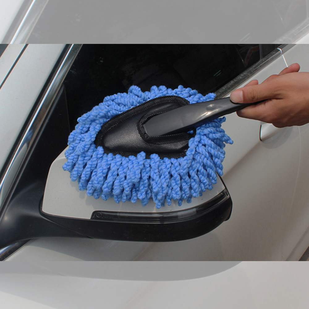 Chổi Lau Xe Hơi Sợi Nano Cán Ngắn, Thiết Kế Tiện Dụng, Làm Sạch Các Vị Trí Góc Cạnh Trên Xe Hơi, Dễ Sử Dụng, Sợi Vải Mềm Mịn Giữ Các Chất Bẩn Đem Lại Bề Mặt Sạch Bóng, Tay Cầm Nhỏ Gọn, Chắc Chắn, Đa Năng, Có Thể Sử Dụng Làm Sạch Ở Các Không Gian Khác Nhau