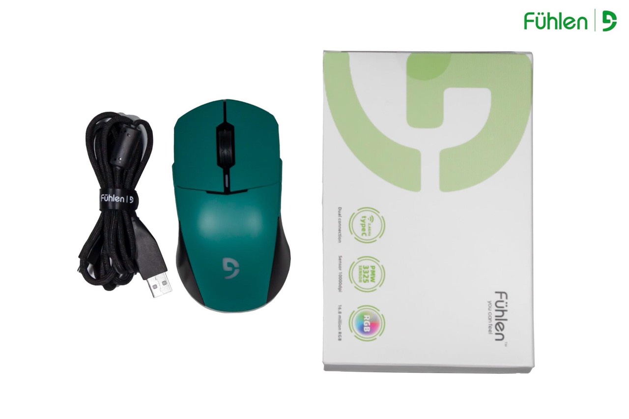 Chuột Gaming Không Dây Fuhlen D90S Led RGB - Hàng Chính Hãng Ninza