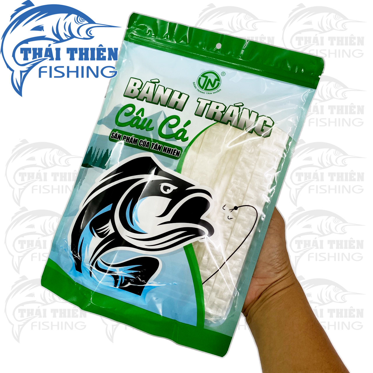 Bánh Tráng Câu Cá Tân Nhiên Gói 200g Cắt Sẵn Dùng Móc Vào Lưỡi Câu Cá Tra, Chim, Chép, Rô Phi Bằng Mồi Cám, Bún, Cháo