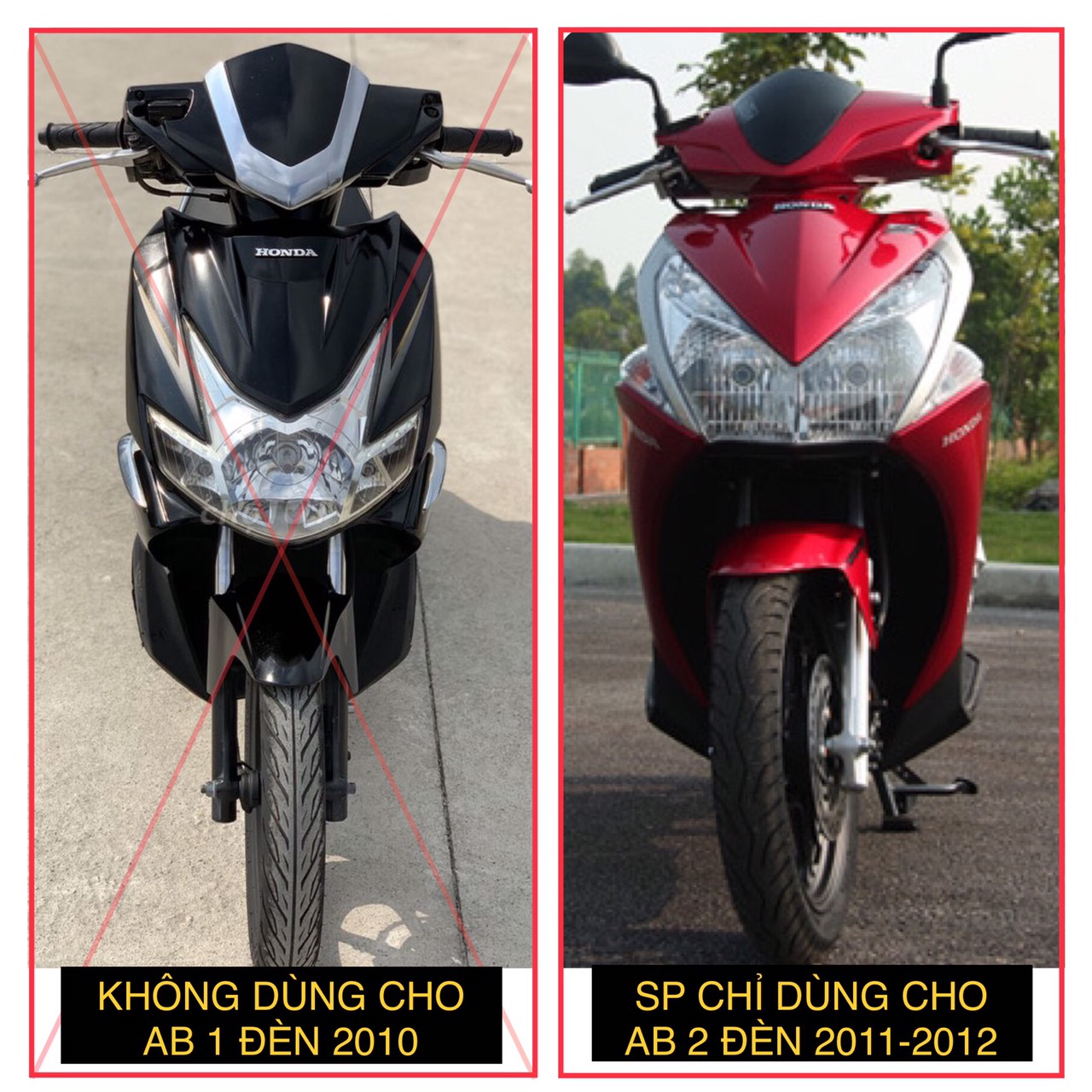ỐP BẦU E DÙNG CHO ĐỜI XE AB Air Blade 2011 2012 CROM