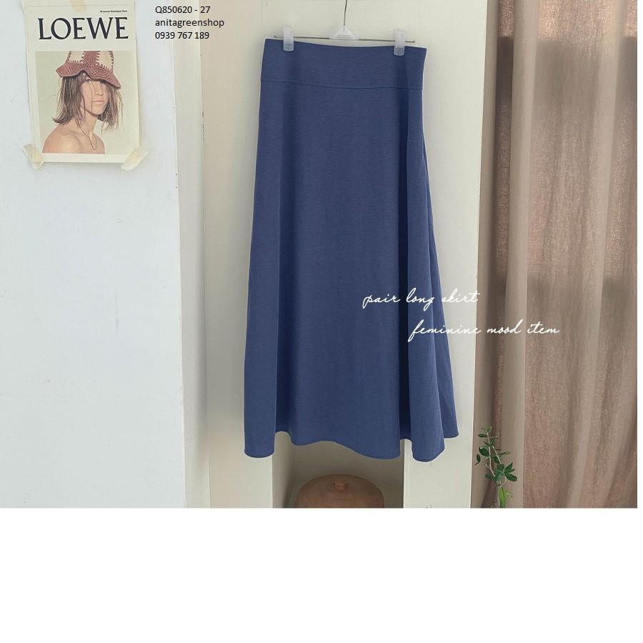 Q850620 CHÂN VÁY TRƠN MÀU