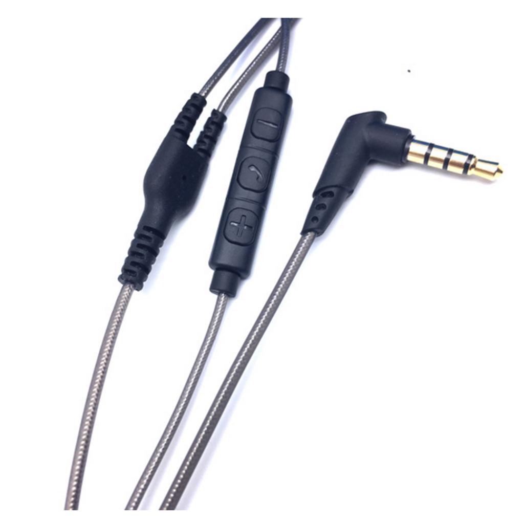 For SE215 SE315 SE425 SE535 SE846 Headphone Cables Mic Volume Control
