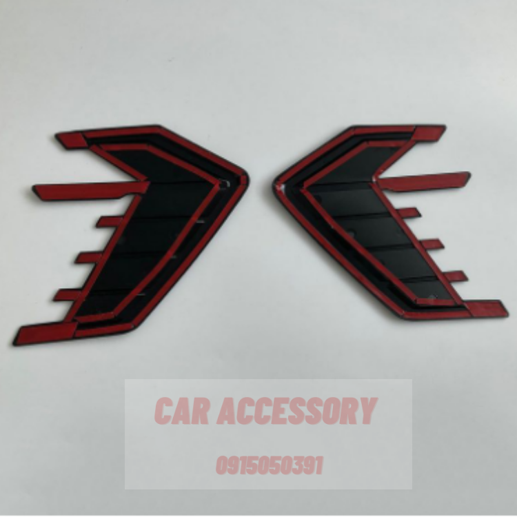 Ốp mang cá thể thao trang trí hông xe cá tính chất liệu TPU bền dẻo