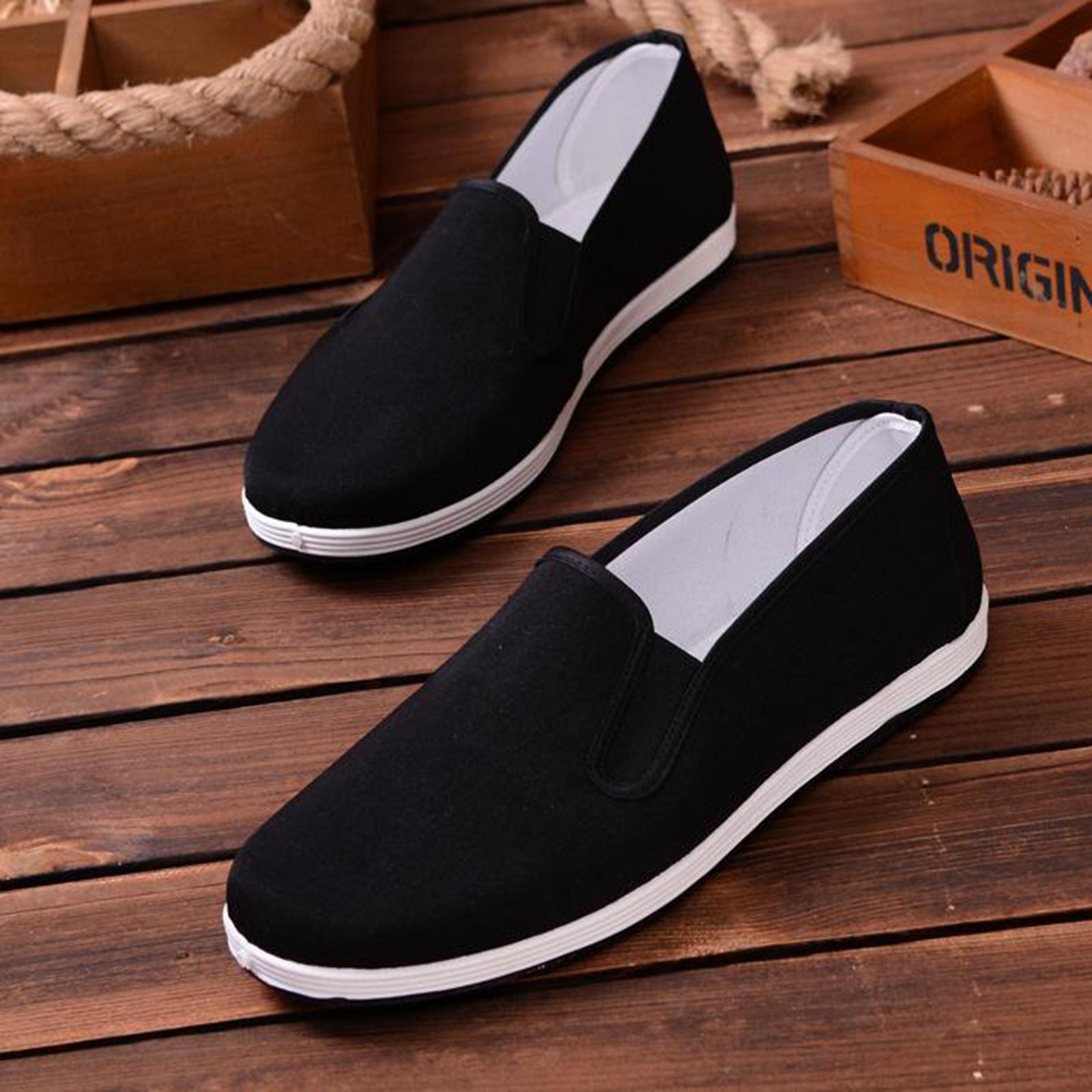 Chinese Traditional Kung Fu Martial Arts Tai chi Slipper Shoes Black 39