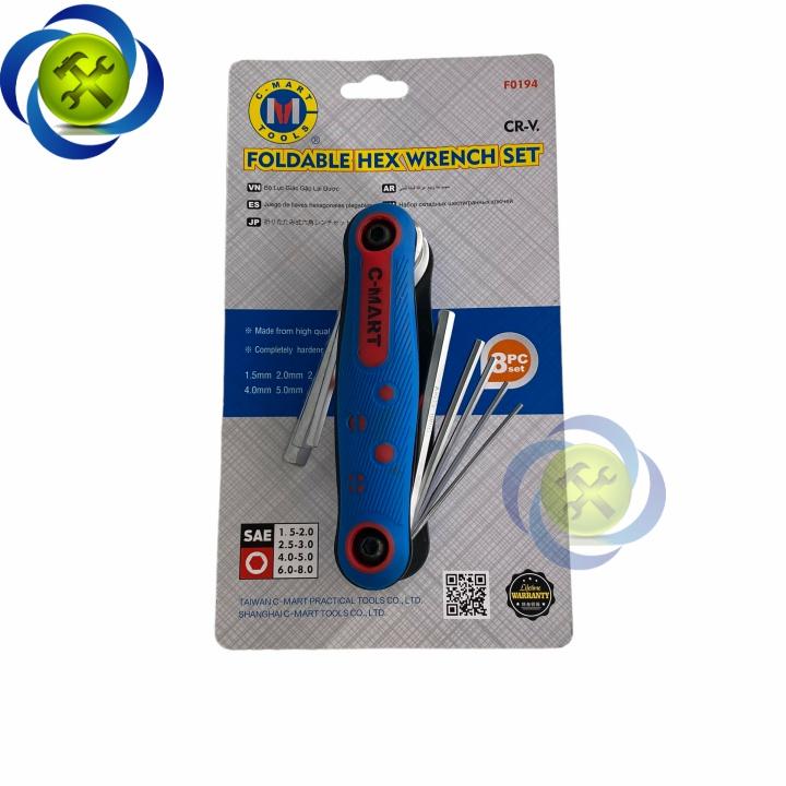 Bộ lục giác xếp C-Mart F0914 có 8 cây