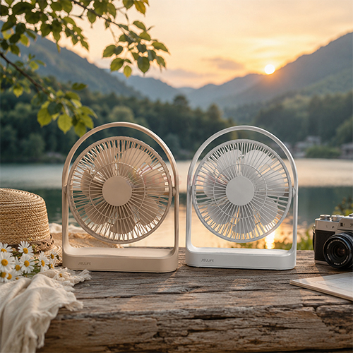 Quạt mini tích điện để bàn Jisulife Table Fan Life5 4000mAh - Hàng chính hãng