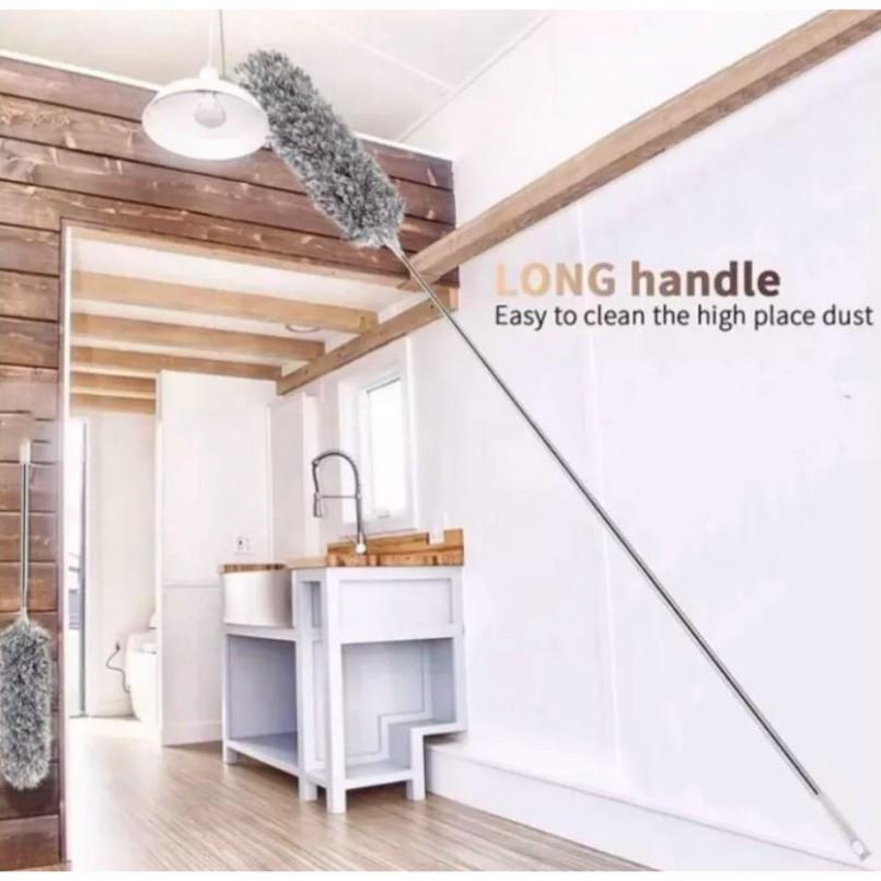 CHỔI QUÉT TRẦN NHÀ, QUÉT BỤI BẨN TRÊN CAO TIỆN LỢI CÓ ĐẦU UỐN CONG TIỆN DỤNG