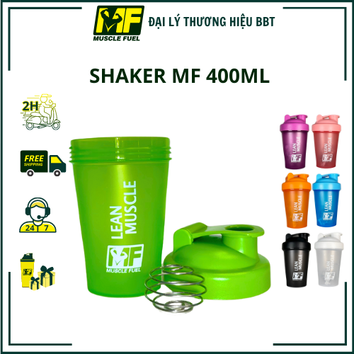 Bình lắc( Shaker) 400ml có con lắc lò xo