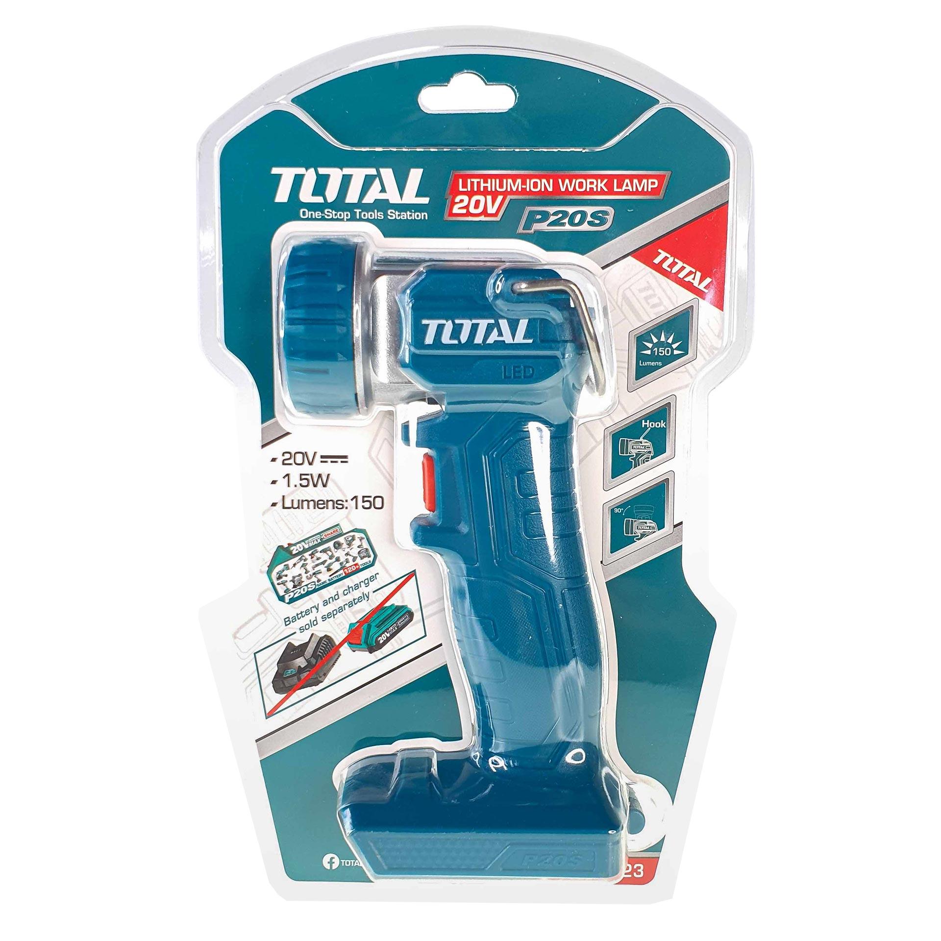 ĐÈN LÀM VIỆC DÙNG PIN 20V TOTAL TWLI2023 - HÀNG CHÍNH HÃNG