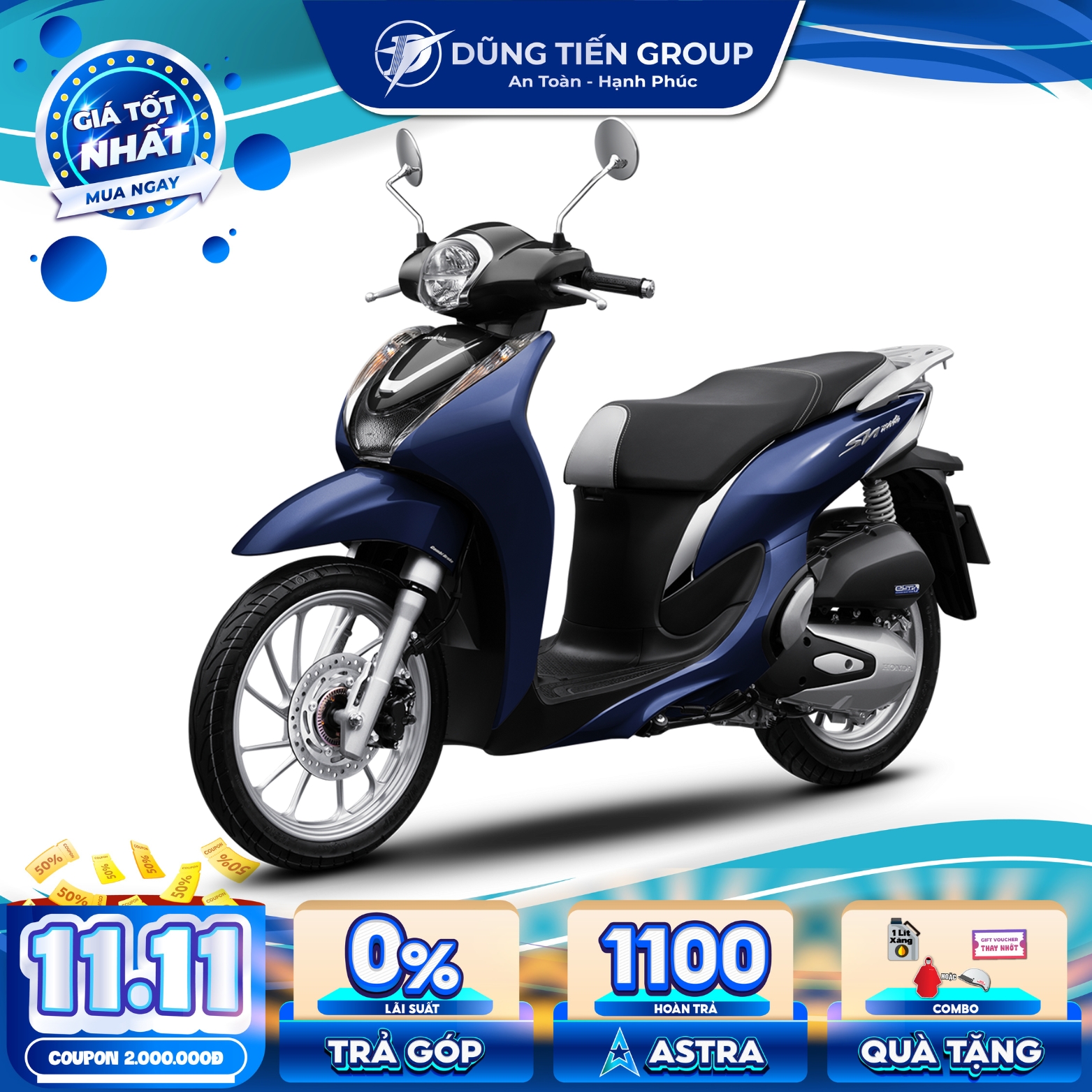 Xe Máy Honda SH Mode 125cc 2024 Phiên Bản Cao Cấp