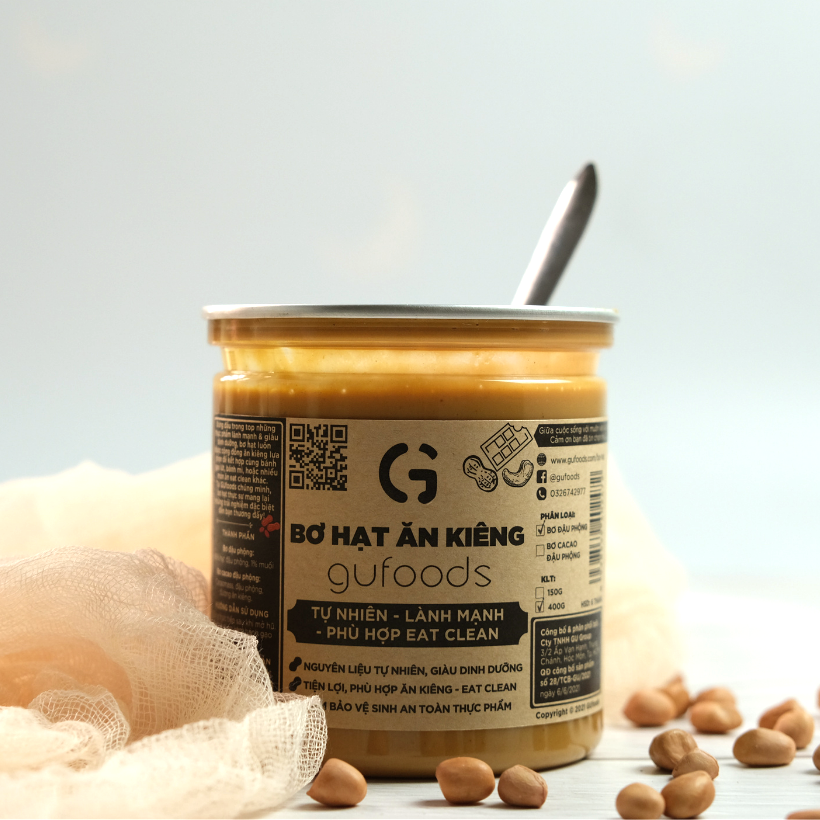 Bơ hạt ăn kiêng GUfoods - Tự nhiên, Lành mạnh, Eat clean