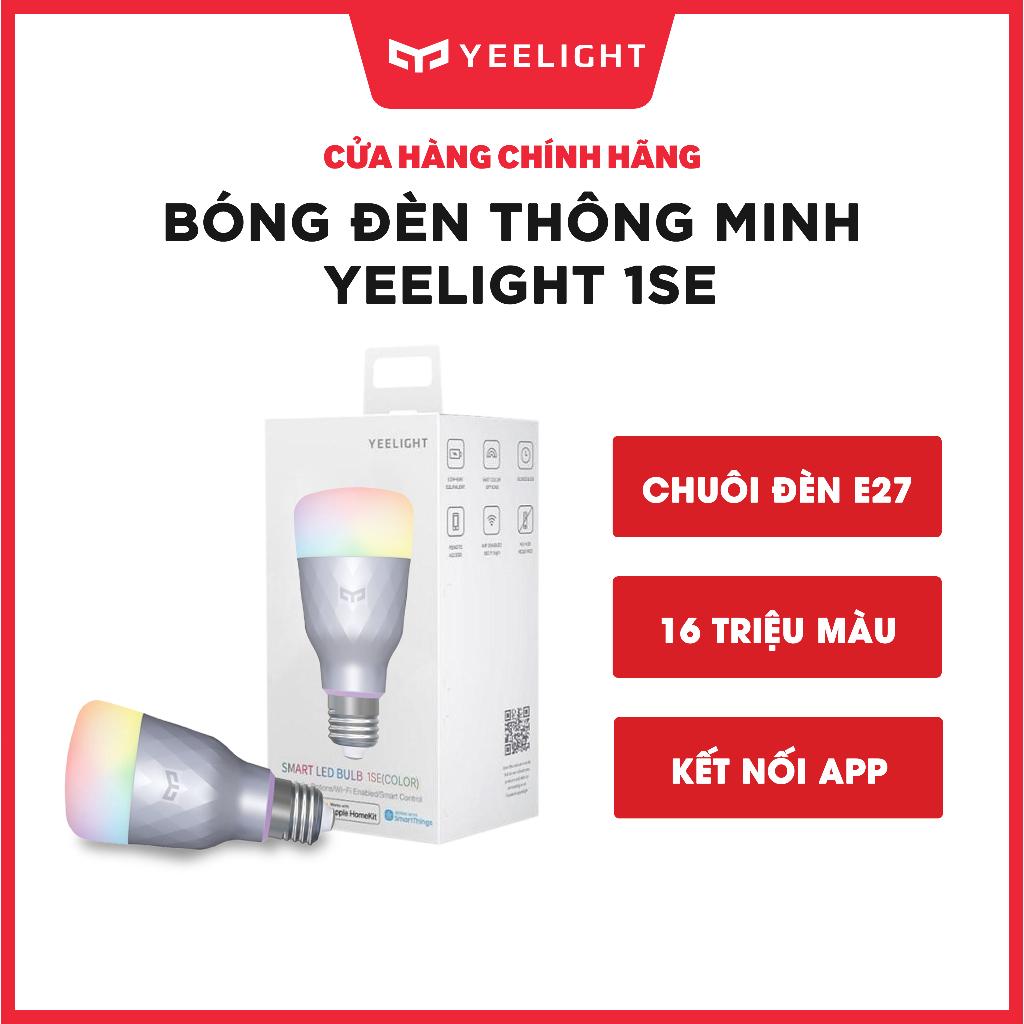 Bóng đèn thông minh Yeelight 1SE 16 triệu màu đui đèn E27 phù hợp với đèn bàn học Pixar BH12 tháng