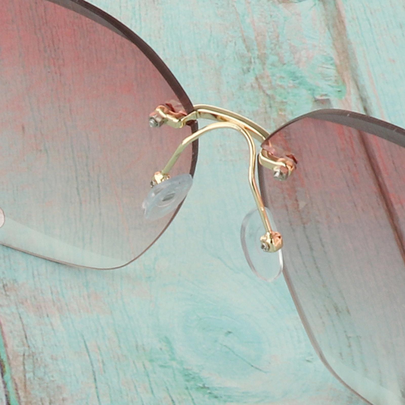 Fashion Vintage Oversized Sunglasses Women Gradient Eyewear Glasses