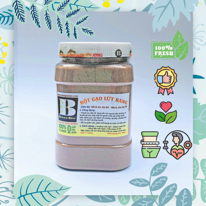 BỘT GẠO LỨT GIẢM CÂN BROWN RICE