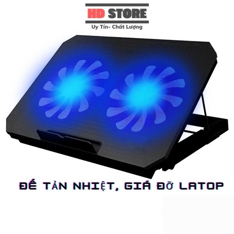 Đế giá đỡ quạt tản hút nhiệt laptop máy tính bền tốt - quạt tản nhiệt to chạy êm làm mát cực nhanh