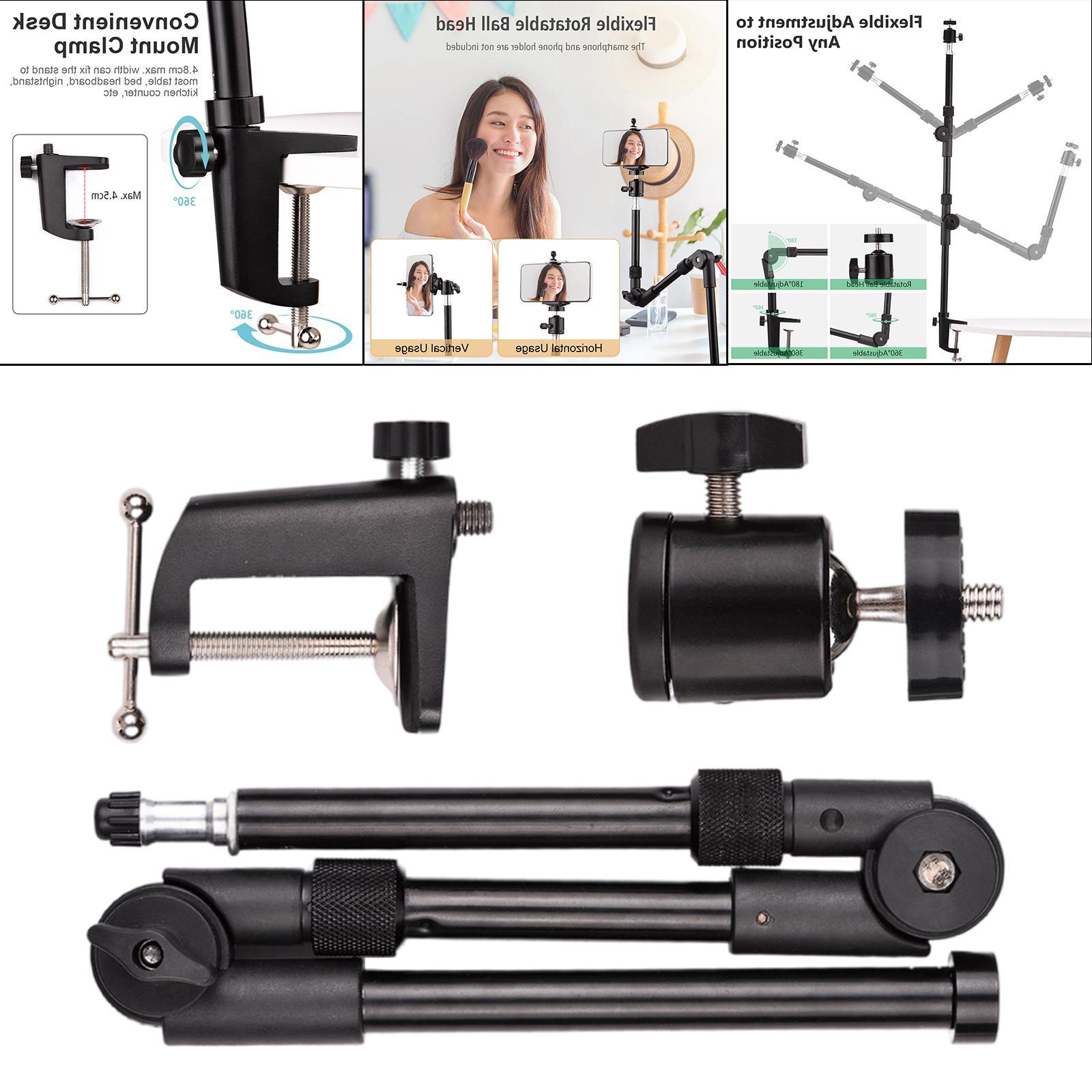 Monitor Desk Mount Stand Flexible Accessories  Video Stand Camera Clip