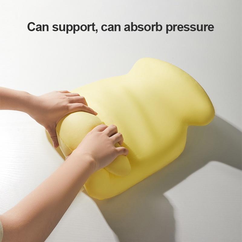 Gối Tựa Cổ Bằng Cao Su Non Thoáng Khí Cho Xe Hơi