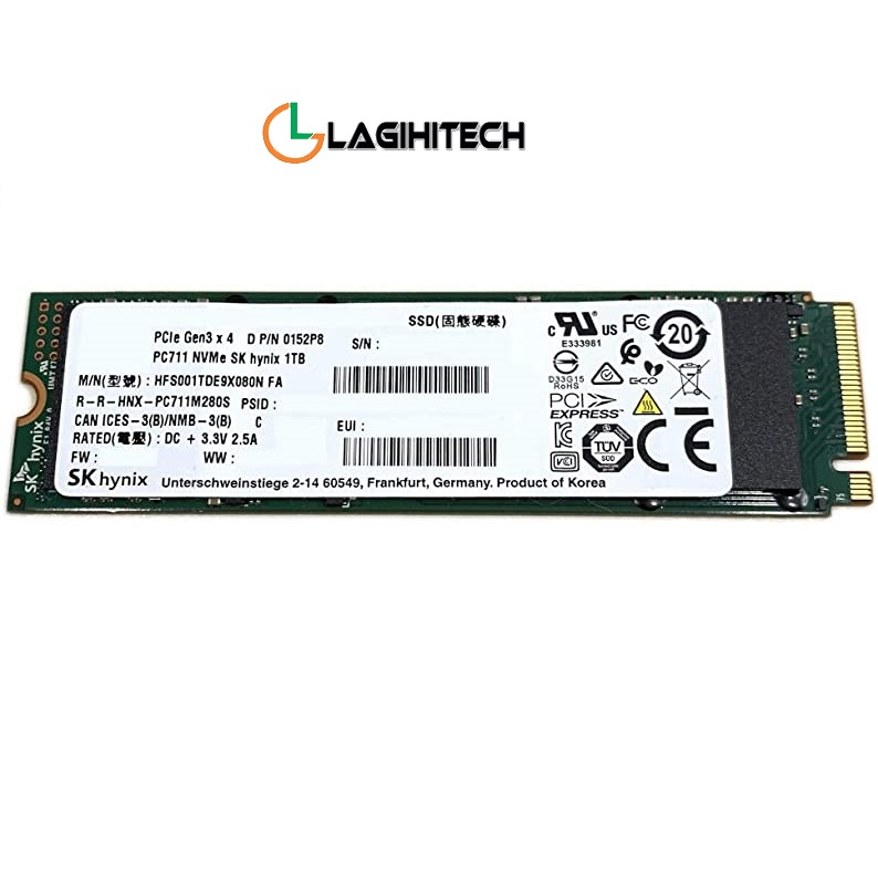 Ổ Cứng SSD Hynix M2 SATA 2280 1TB - Hàng Nhập Khẩu