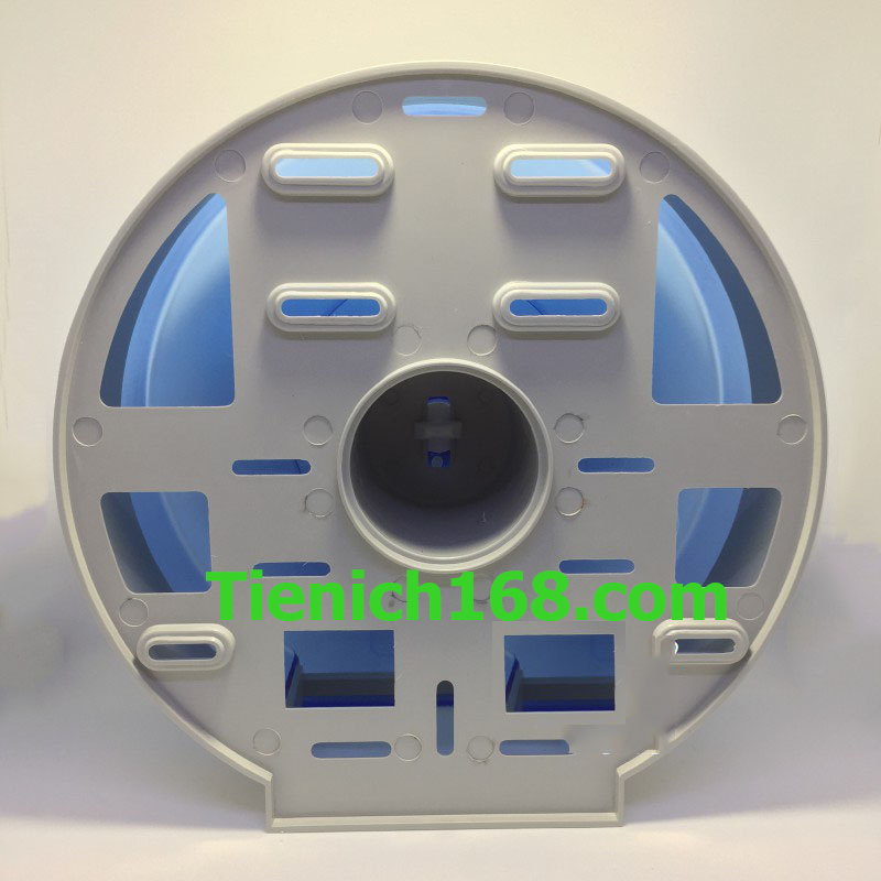 Hộp đựng giấy vệ sinh cuộn lớn, công nghiệp treo, gắn tường - Nhựa ABS, đựng giấy 700GRAM