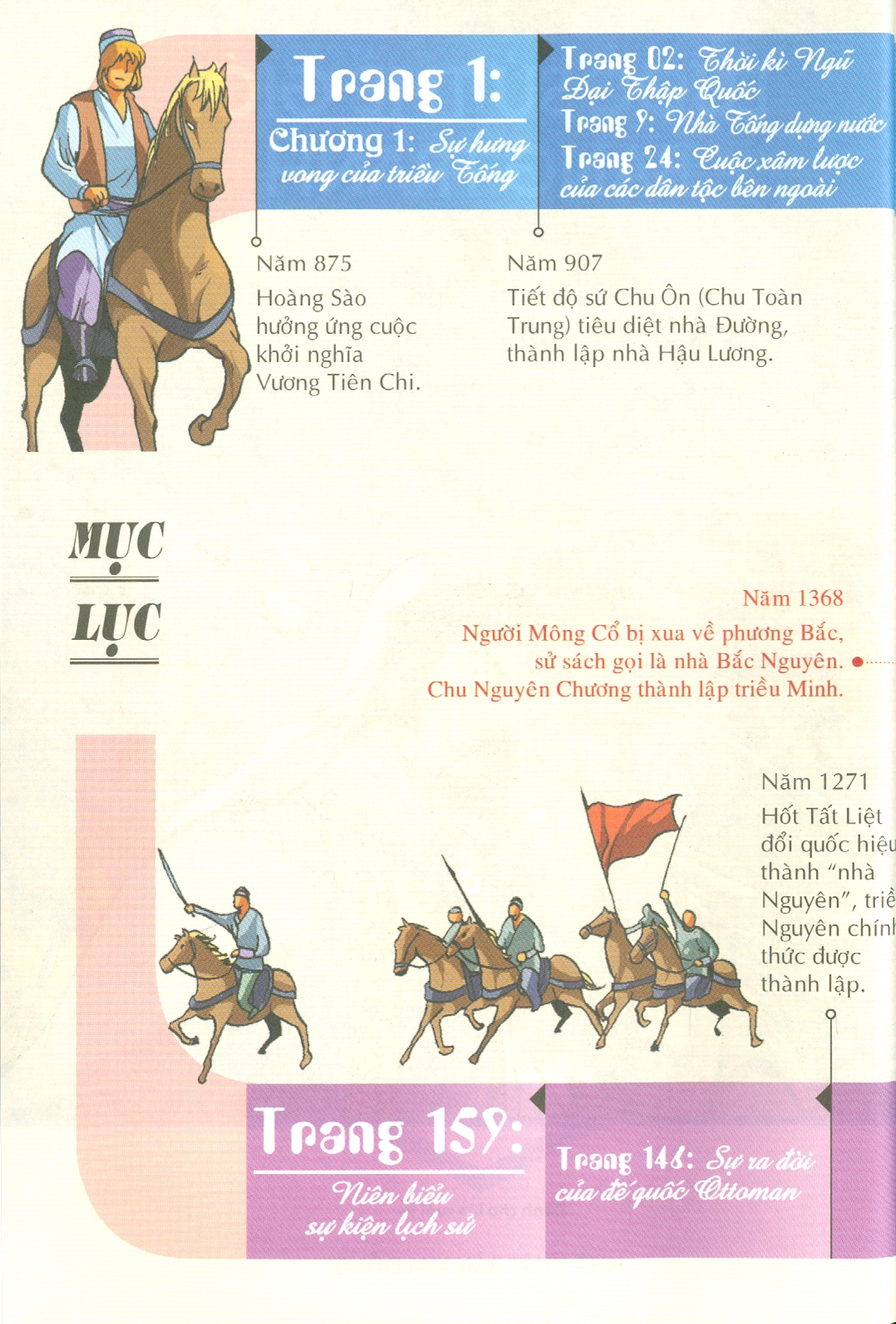 Lược Sử Thế Giới Bằng Tranh, Tập 6: Đế Quốc Mông Cổ (Bản in màu - Tái bản 2023)