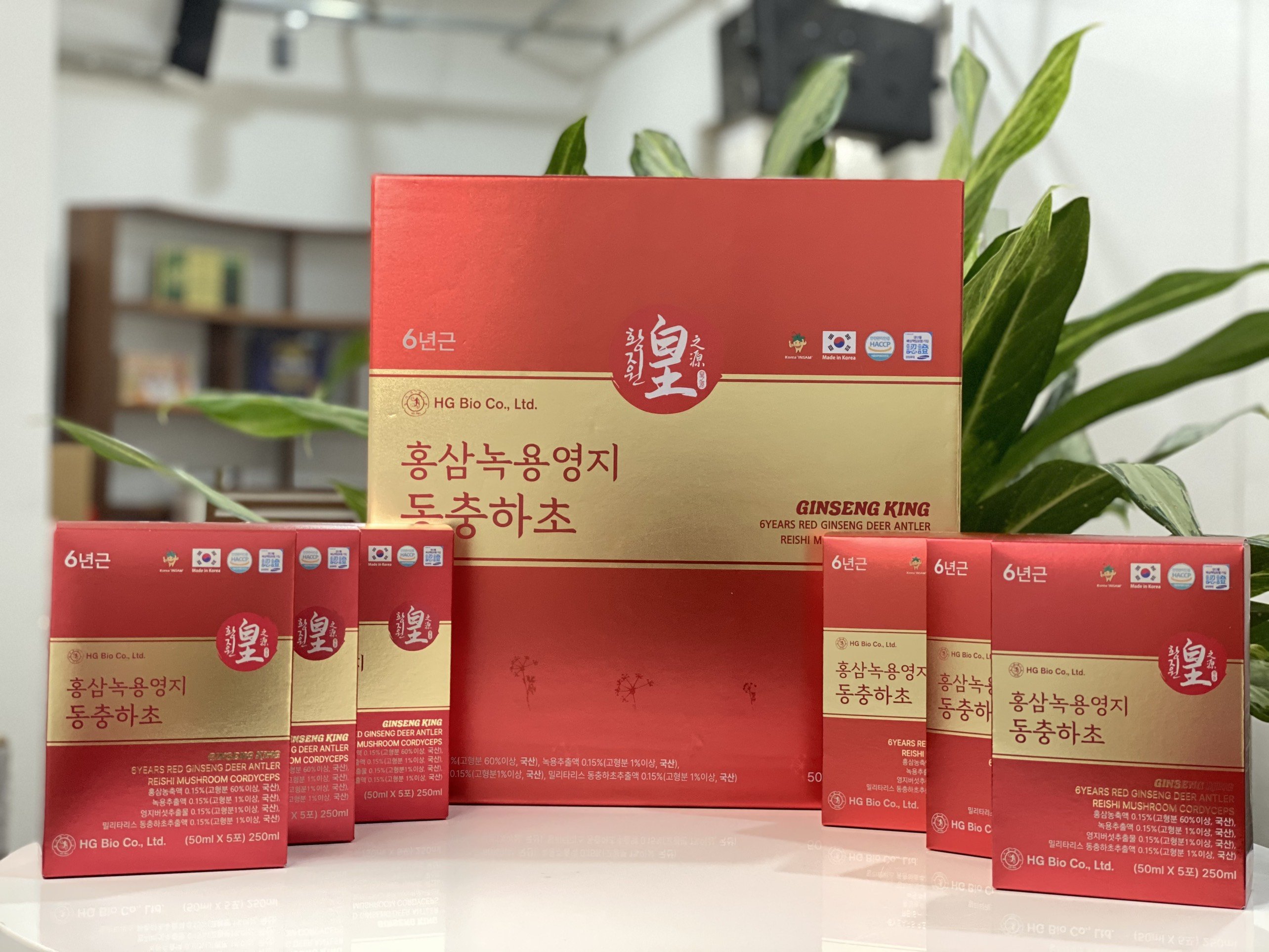 Hồng sâm nhung hươu linh chi đông trùng hạ thảo