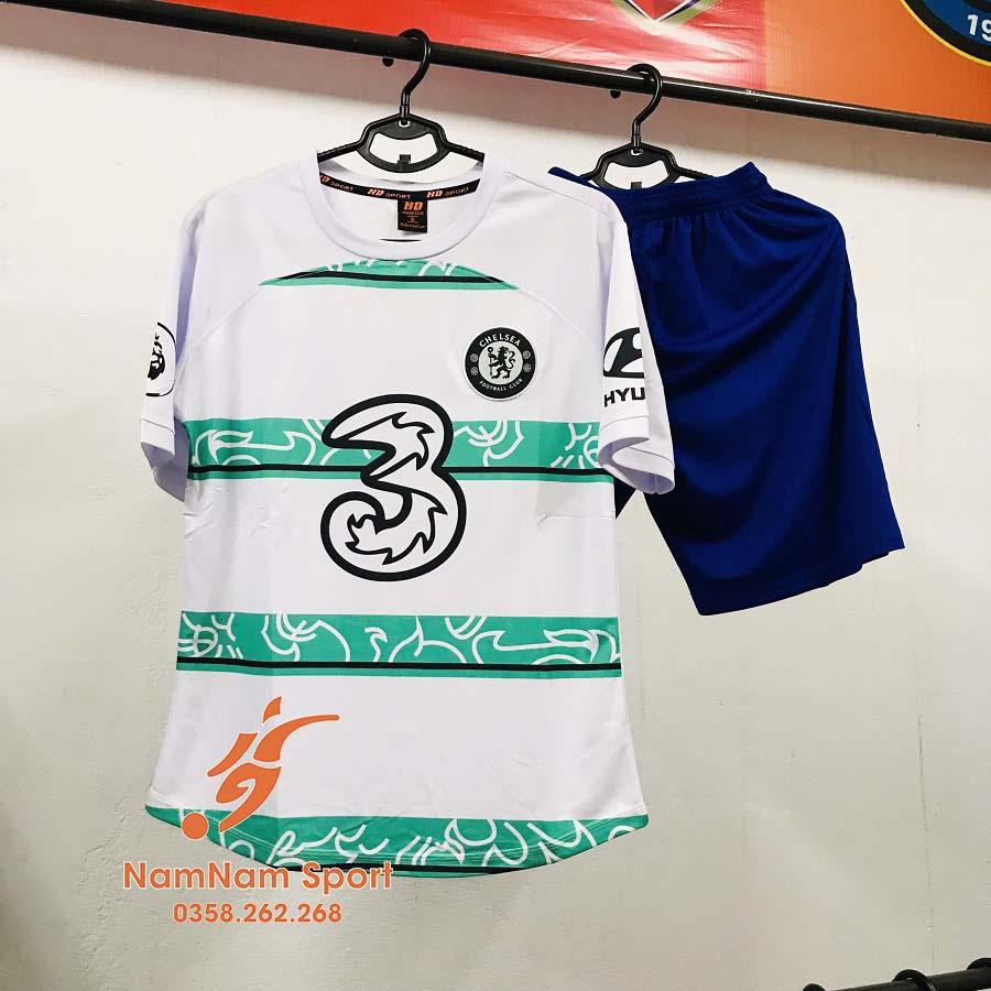 Bộ đá banh thể thao mùa hè CLB Chelsea có Logo cao cấp 2022_2023