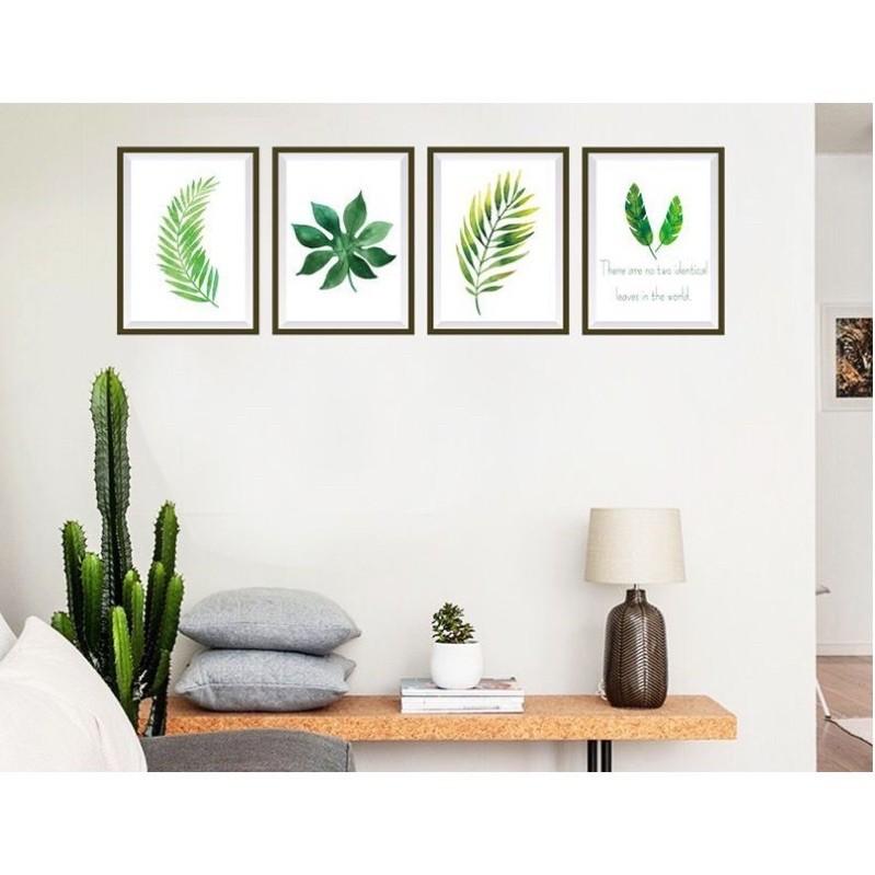 Decal trang trí tường - 4 khung tranh  khách ibox chọn mẫu