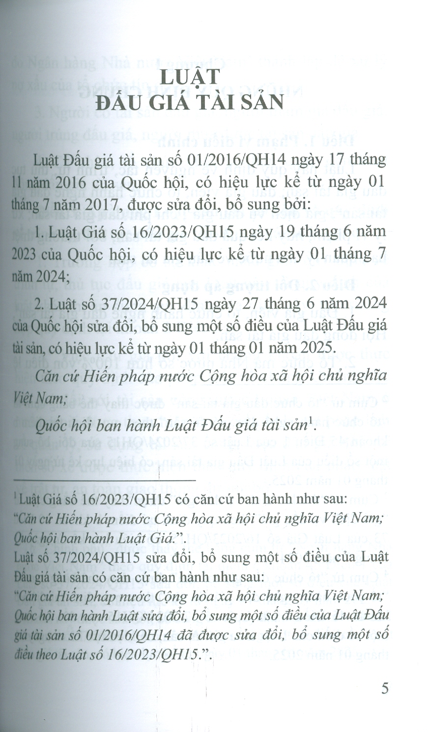 Luật Đấu Giá Tài Sản (Sửa Đổi, Bổ Sung Năm 2023,2024)