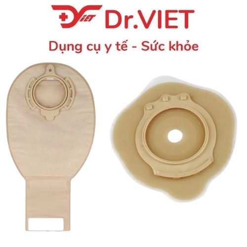 30 Túi hậu môn nhân tạo B.Braun 2 mảnh khóa cuốn FLexima