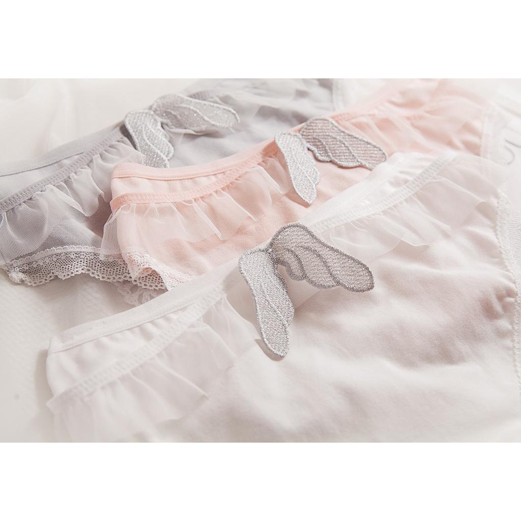 Quần Lót Nữ Cotton Đôi Cánh Thiên Thần Nhấp Nháy Ba Chiều . Hàng Loại Đẹp.