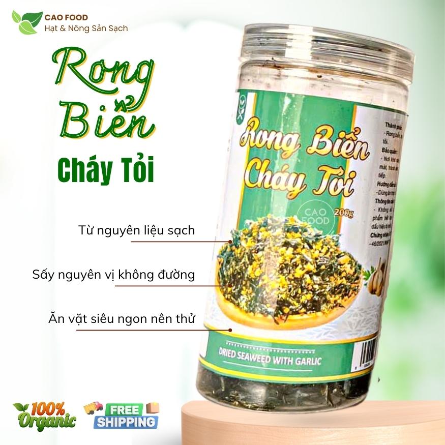 Rong biển cháy tỏi thơm ngon ăn liền Giòn Tan - Đậm Vị - Siêu Phẩm ăn vặt