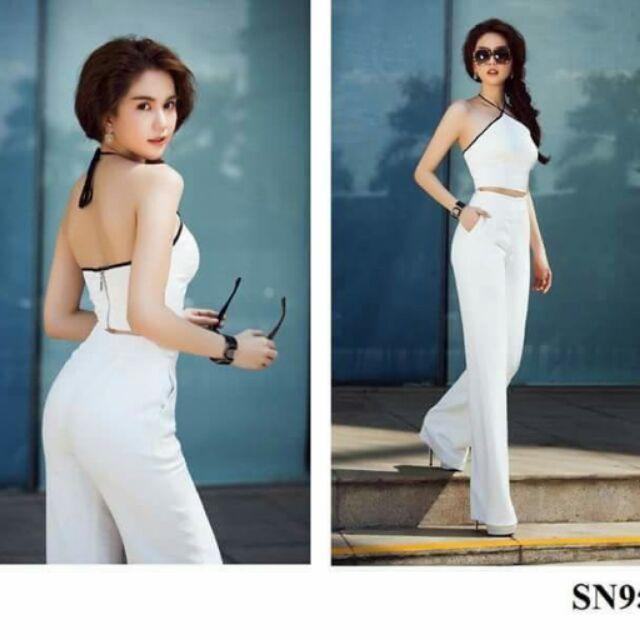 Set quần dài áo yếm