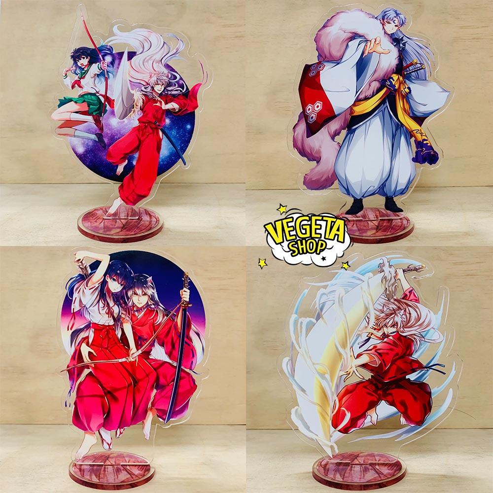 Mô Hình Tượng Standee Acrylic Mica 2 mặt - Inuyasha - Inu Yasha Higurashi Kagome Sesshomaru Kikyou Kikyo Sesomaru