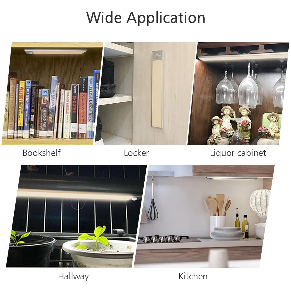 Đèn Led Cảm Biến Chuyển Động Không Dây Gắn Tủ Quần Áo