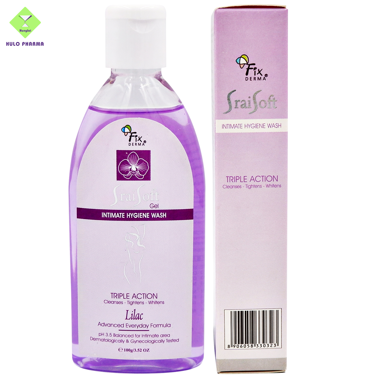 Gel vệ sinh phụ nữ Fixderma Srai Soft Gel – Lilac (Hương Hoa Tử Đinh Hương) (100g)