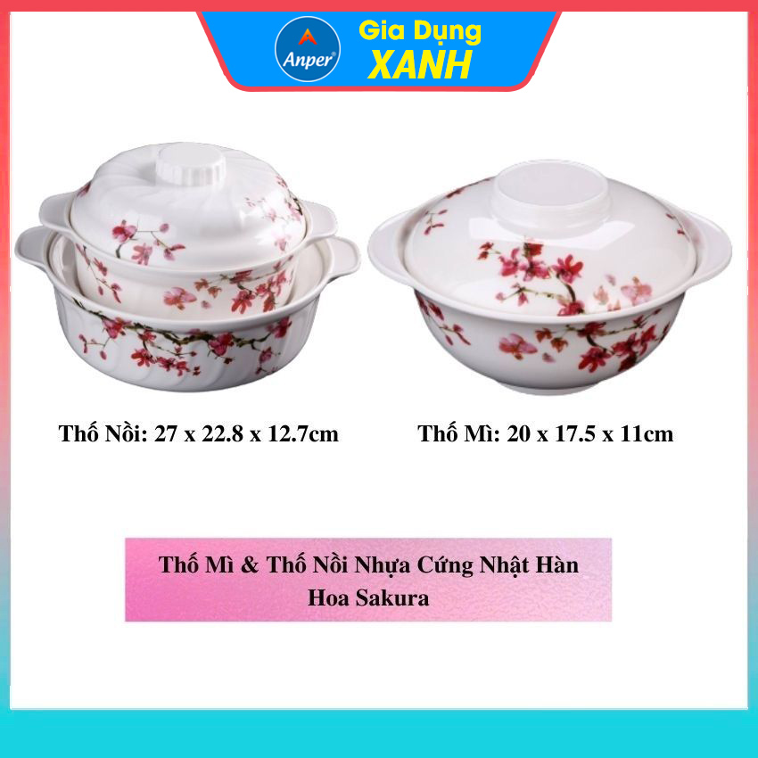 Thố nồi tô nhựa  20cm  - 27 cm  thố tô nhựa cao cấp  Anper Nhựa Nhật Hàn  Melamine Cứng  An Toàn Sang Trọng ,  Bát Chén Tô Đĩa Thố Dùng Gia Đình Và Nhà Hàng bát đĩa nhựa bộ chén dĩa tô đẹp  tô nhựa cao cấp