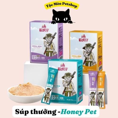 ( Siêu rẻ ) Súp thưởng dinh dưỡng cho mèo - Honey Pet