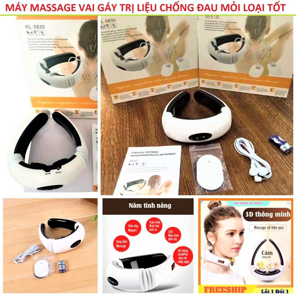 Máy massage cổ chống đau mỏi vai gáy hiệu quả cải thiện giấc ngủ công nghệ nhật bản loại tốt