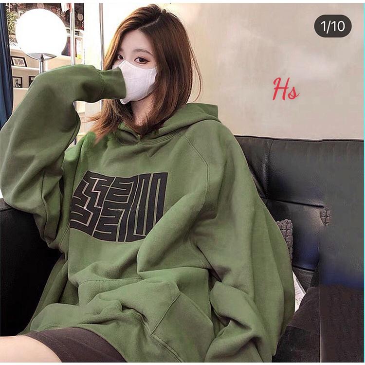 Hoodie xanh in hình mê cung