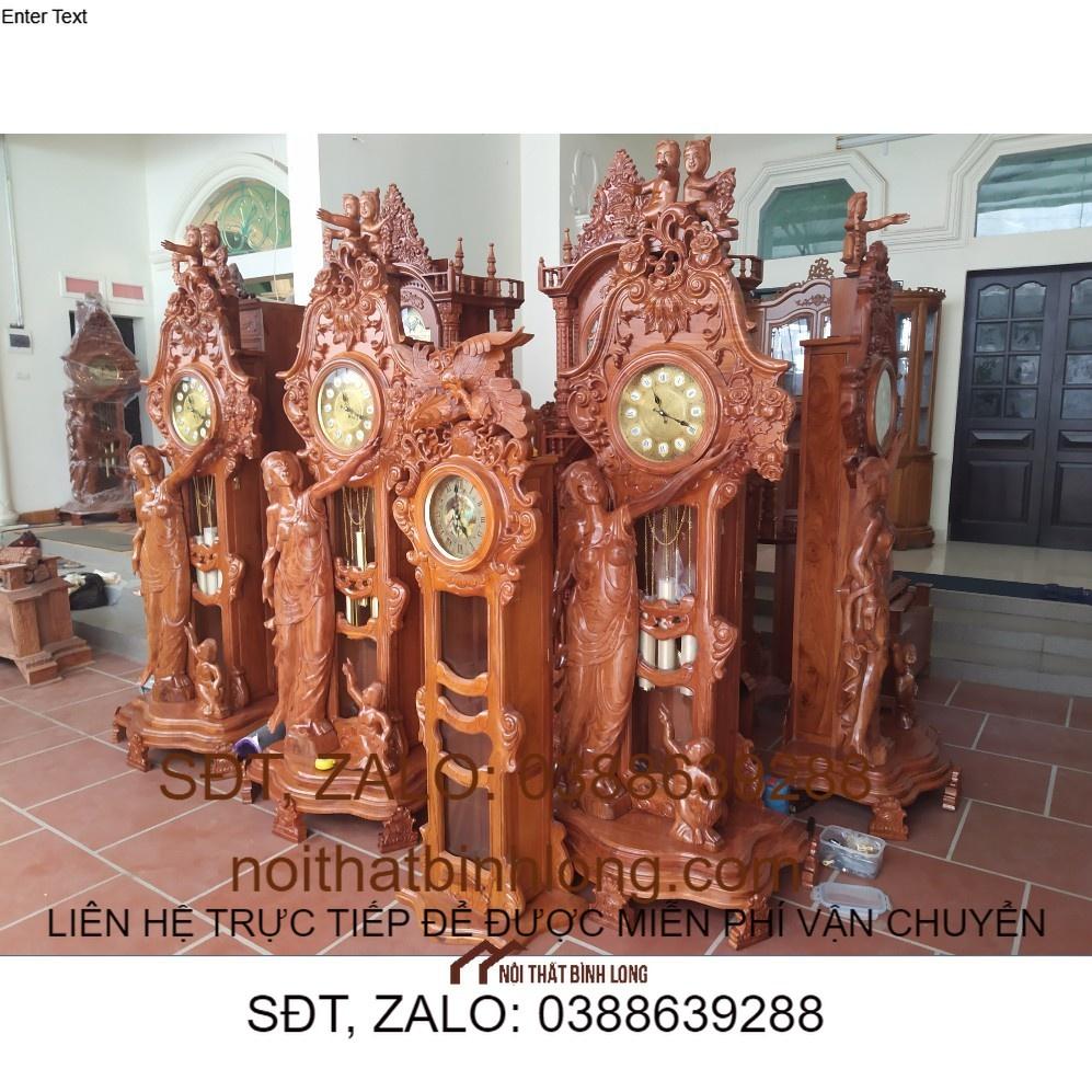 Đồng hồ cây cô tiên gỗ hương đá, hàng CỰC VIP, tuyển vân, tuyển gỗ loại 1