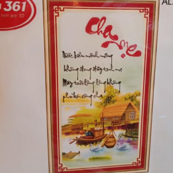 Tranh thêu Cha Mẹ ms 53339