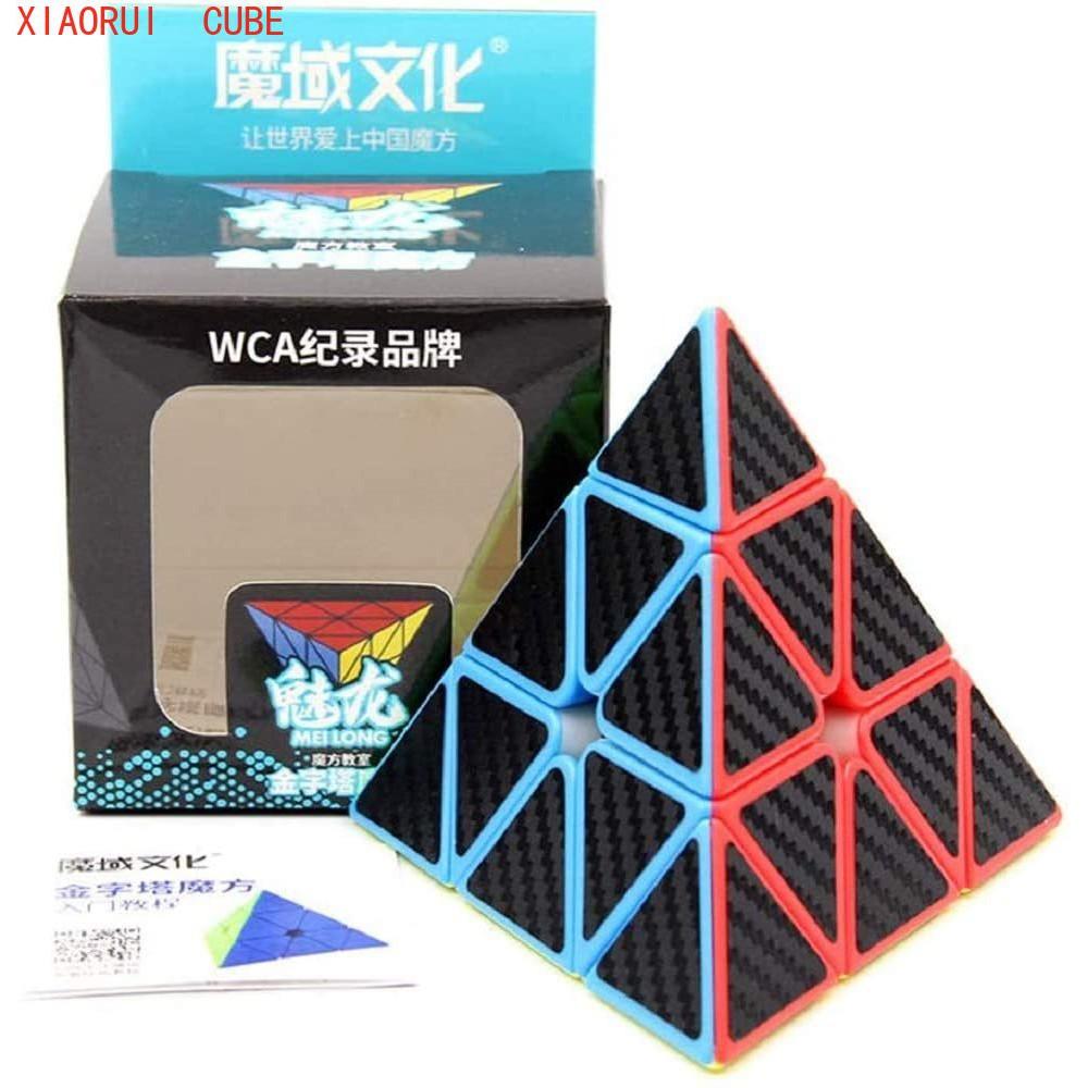 Rubik Carbon 2x2 3x3 Tam Giác  Xoay Trơn, Không Kẹt, Không Rít. Rubik Đồ Chơi Thông Minh