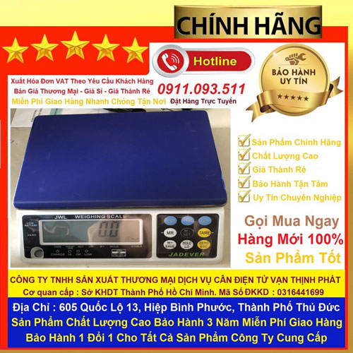 Cân Điện Tử JADEVER JWL 30 KG